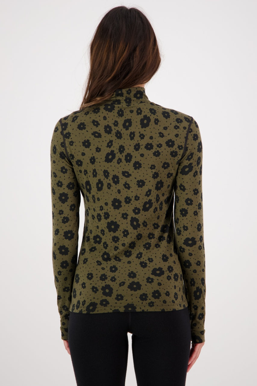 Cascade Merino Flex Mock Neck LS - Flex 200 - STR. XS