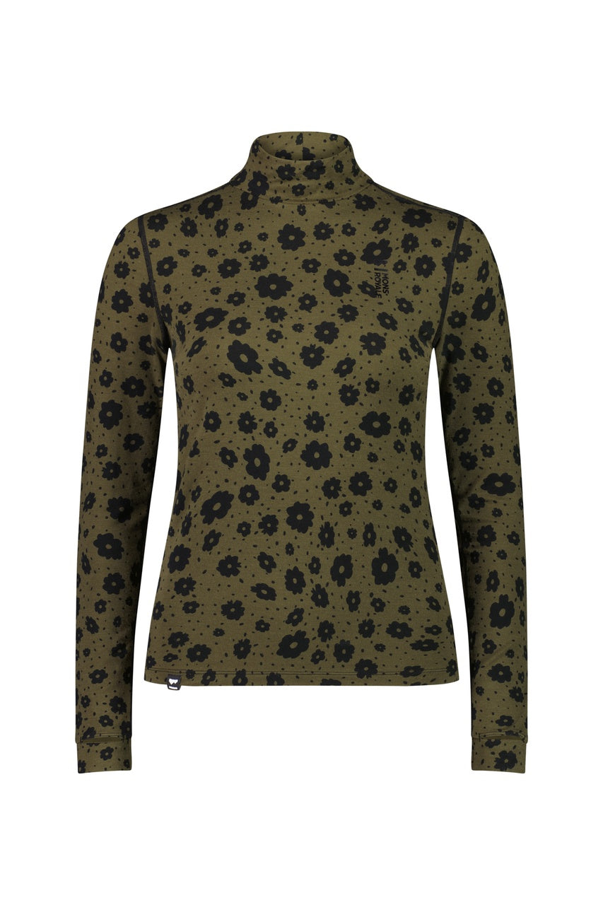 Cascade Merino Flex Mock Neck LS - Flex 200 - STR. XS