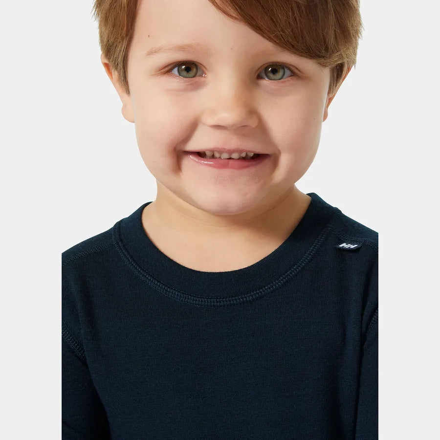 Kids LIFA® Merinould Skiundertøj sæt (Navy)