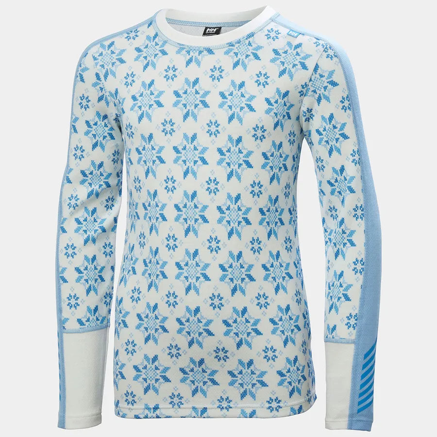 Junior Graphic LIFA® Merino Skiundertøj sæt (Navy)