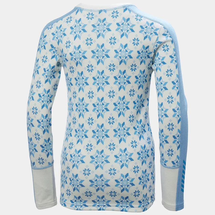 Junior Graphic LIFA® Merino Skiundertøj sæt (Navy)