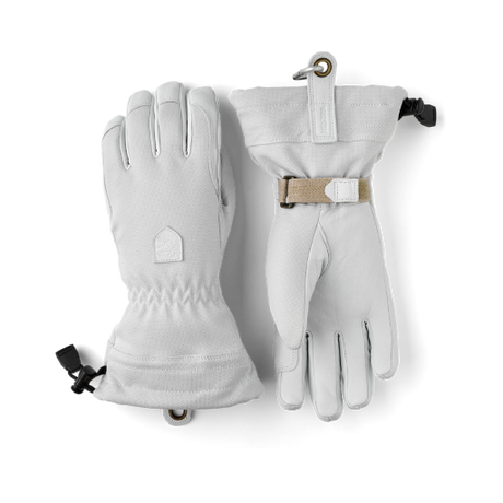 Hestra - Women´s Patrol Gauntlet 5-finger (Ivory) - skihandsker til kvinder/damer - varm og vindtæt - køb hos Snowdays.dk